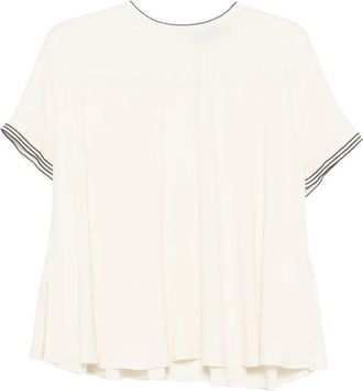 Fabiana Filippi Top - Dames - Blouses - Wit - M - Overhemden