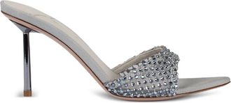 Le Silla 80 mm Gilda verfraaide sandalen - Grijs