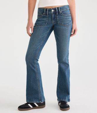 A&eacute;ropostale Low-Rise Flare Jean