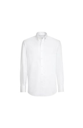 Brunello Cucinelli Button-down collar shirt in White at Nordstrom, Size Xxx-Large Eu