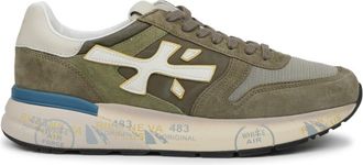 Premiata Green Logo Sneakers