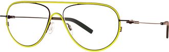 Theo Isohypse Optisch Montuur - unisex - Accessoires - Groen - Maat: 54 MM