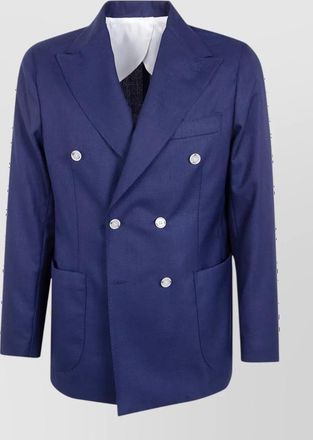 Barba virgin wool single-breasted suit