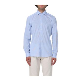 Fay Stijlvolle Overhemden Collectie - Heren - Casual Overhemden - Blauw - XL - Overhemden