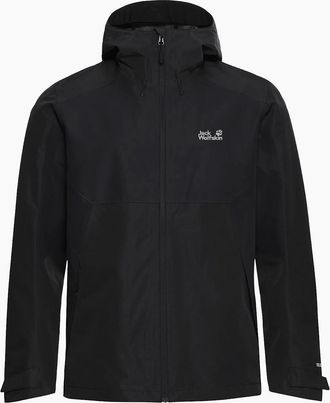 Jack Wolfskin Mens Jack Wolfskin Mens Wildbound 2L Waterproof Jacket - Grey - Size: 38/Regular