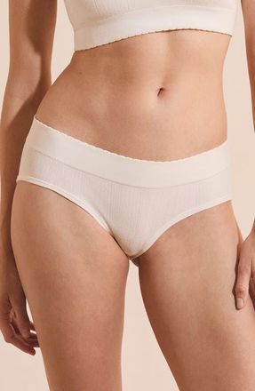Etam Daily Seamless Boyshorts in Ecru at Nordstrom, Size X-Small