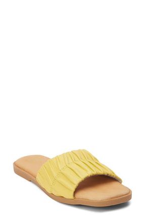 Matisse Footwear Viva Slide Sandal in Yellow at Nordstrom, Size 9