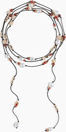 H&M Kordelkette mit Kunststoffperlen - White