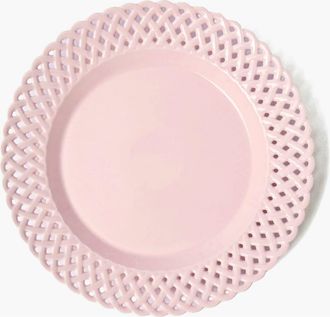 Mrs. Alice Pink Basketweave Dinner Plate at Nordstrom
