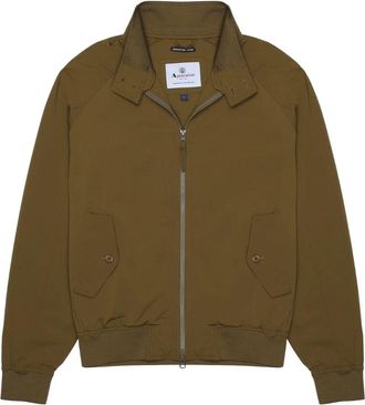 Aquascutum Mens Active Stretch Army Green Jacket - Size X-Large