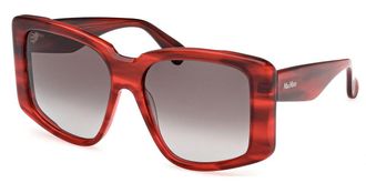 Max Mara MM0098 GLIMPSE6 66B Womens Sunglasses Red Size 57