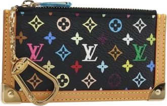 Louis Vuitton Pre-owned Wallets, female, Multicolor, Size: ONE SIZE Pre-owned Vintage Canvas Wallet
