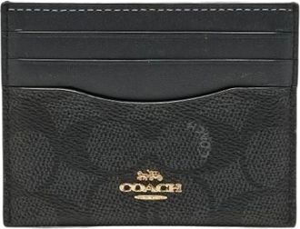Coach Pre-owned Wallets, female, Black, Size: ONE SIZE Pre-owned Coated Canvas Wallet