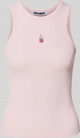 Review Tanktop mit Rundhalsausschnitt in Rose, Gr&ouml;&szlig;e XS