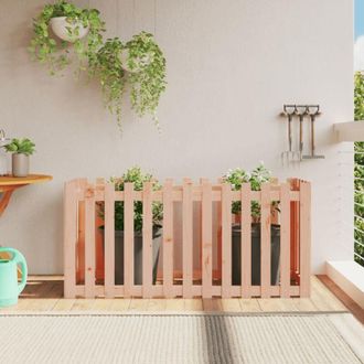 vidaXL Vidaxl - Garden Raised Bed with Fence Design 150x50x70 cm Solid Wood Douglas