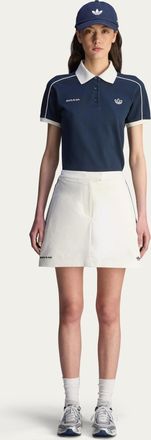 adidas Originals Womens Sporty & Rich Skort - White Cotton - Size X-Small