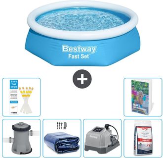 Bestway Piscina Bestway Fast Set Redonda - 244x61 Cm - 7-piezas S329