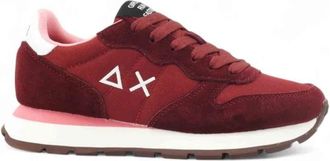 Sun 68 Ally Solid Sneaker - Dames - Sneakers - Rood - 36 EU - Leer - Schoenen