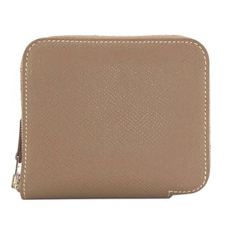 Herm&egrave;s Etoupe Gray Epsom Leather Wallet (Bi-Fold) (Pre-Owned)