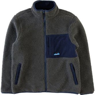 Kavu Wayside Fleece Jacket - Mens in Ocean Storm at Nordstrom, Size Medium