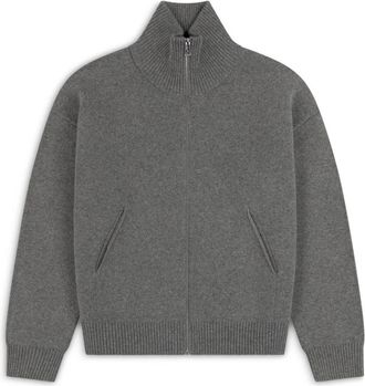 Axel Arigato Core Zip-Up Sweater - Heren - Vesten - Grijs - XL - Wol - Truien & Vesten