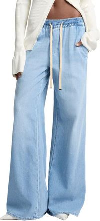 7 For All Mankind Pull-On Hana Wide Leg Jean