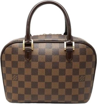 Louis Vuitton Pre-owned Sarria Handbag - Dames - Vintage Handtas - Bruin - ONE Size - Leer - Vintage