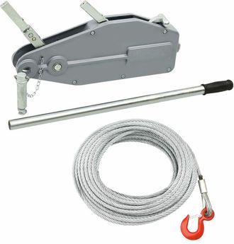 vidaXL Cabrestante Elevador De Cable 800 Kg Vidaxl