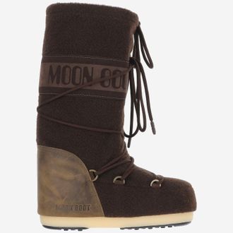 Moon Boot Stivali Icon Moon Boot In Nabuk E Feltro