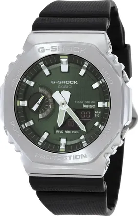 Casio G-Shock Alarm Analog-Digital Green Dial Watch GBM2100A-1A3