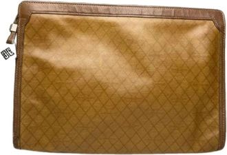 Givenchy Pre-owned Clutches, female, Brown, Size: ONE SIZE Pre-owned Leather Clutch