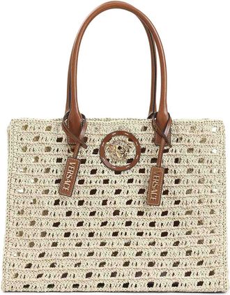 Versace Rafia Large Tote Bag