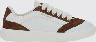 Casablanca Sneakers in pelle e tessuto con design bicolore e punta tonda
