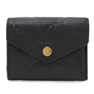 Louis Vuitton Black Noir Monogram Empreinte Wallet (Tri-Fold) (Pre-Owned)