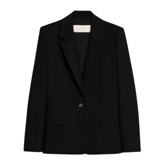 iBlues Ibllatino Blazer - Dames - Jassen - Zwart - Maat: M Leer
