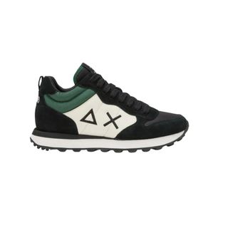 Sun 68 Sneakers, male, Black, Size: 11 US Tom 2.0 Colour Nylon And Suede Mid-top Sneaker