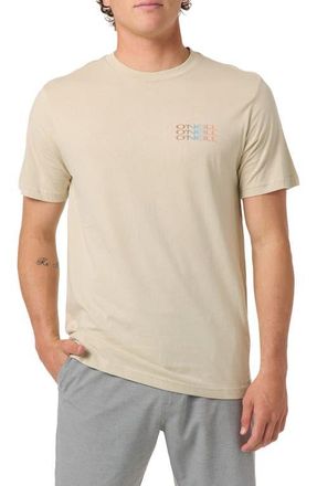 O'Neill Classic Fit Triple Stack Graphic T-Shirt in Light Khaki at Nordstrom, Size Xx-Large