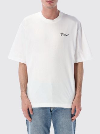 Off-white T-shirt in cotone con logo