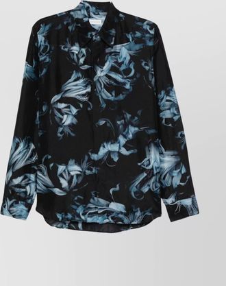 Dries Van Noten floral long sleeve casual shirt