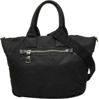 Prada Pre-owned Vintage Nylon Tote Bag - unisex - Prada Vintage - Vintage Tote Bags - Black - ONE SIZE - Pre-owned