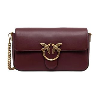 Pinko Pinko, Dames, Tassen, Rood, Maat: ONE Size Leer