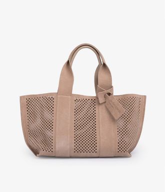 Pedro Garcia Tote bag in beige suede | the perfed tote | PEDRO GARCIA