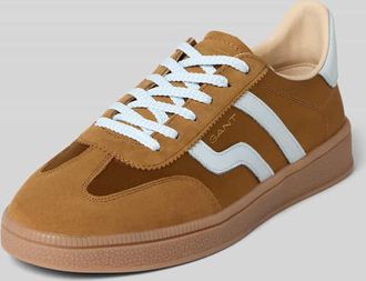 GANT Sneaker aus Leder-Mix Modell Cuzima in Kupfer, Gr&ouml;&szlig;e 36