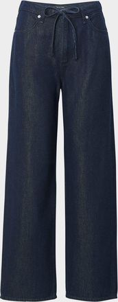 Rag & Bone Featherweight Phoebe Drawstring Wide-Leg Jeans