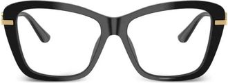 Dolce & Gabbana Brillen - Dames - Brillen - Zwart - 53 MM - Accessoires