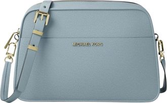 Michael Kors Jet Set Small Camera Crossbody - Dames - Schoudertassen - Blauw - ONE Size - Leer - Tassen