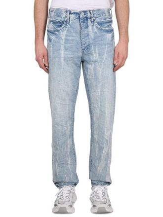 Purple Relaxed Fit Light Blue Denim Jeans