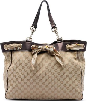 Gucci Pre-owned Gucci Large GG Canvas Positano Tote Ladies 5Q6DX5JESO3XBEP5