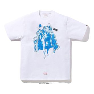 A Bathing Ape X MARVEL Dr. Strange T-Shirt White 1I73-110-932-WHT