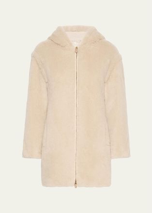 Max Mara Teddy Overszied Hooded Jacket